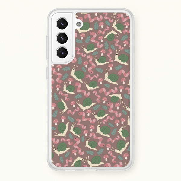 Snails - Animal Patterns - Animal Patterns Phone Case for Galaxy S22