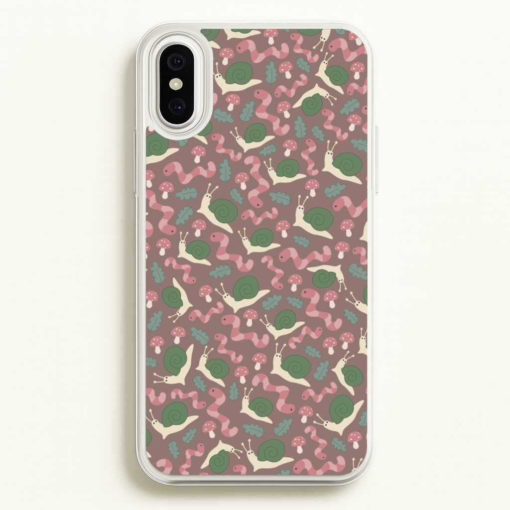 Snails - Animal Patterns - Animal Patterns Phone Case for iPhone XS Max