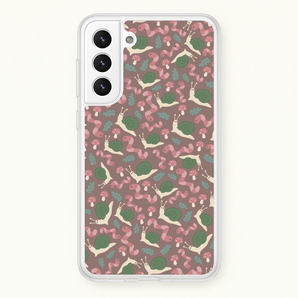 Snails - Animal Patterns - Animal Patterns Phone Case for Galaxy S21FE
