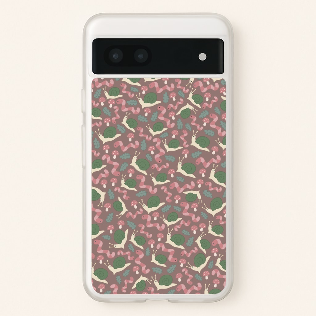 Snails - Animal Patterns - Animal Patterns Phone Case for Google Pixel 6a