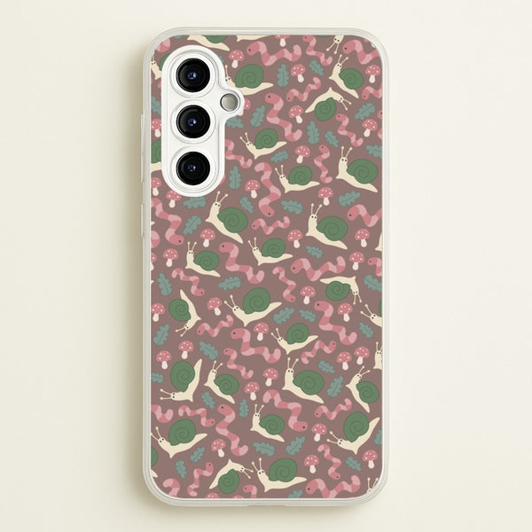 Snails - Animal Patterns - Animal Patterns Phone Case for Galaxy A54