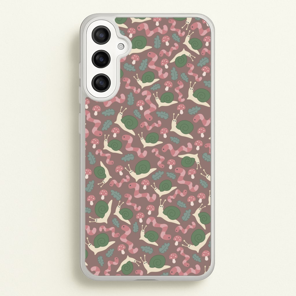 Snails - Animal Patterns - Animal Patterns Phone Case for Galaxy A34
