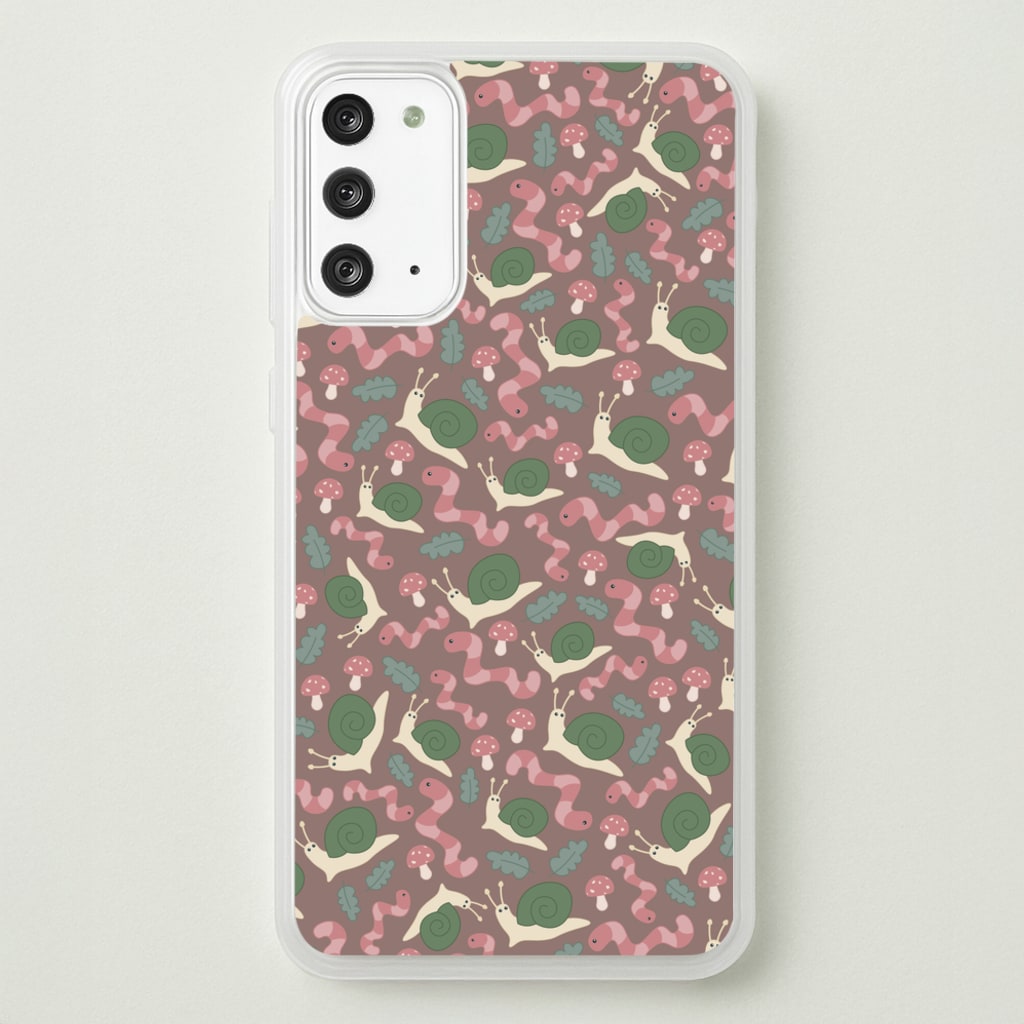 Snails - Animal Patterns - Animal Patterns Phone Case for Galaxy Note 20