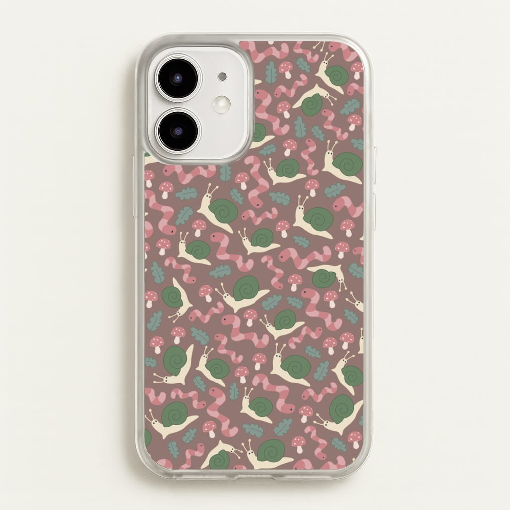Snails - Animal Patterns - Animal Patterns Phone Case for iPhone 12 / 12 Pro