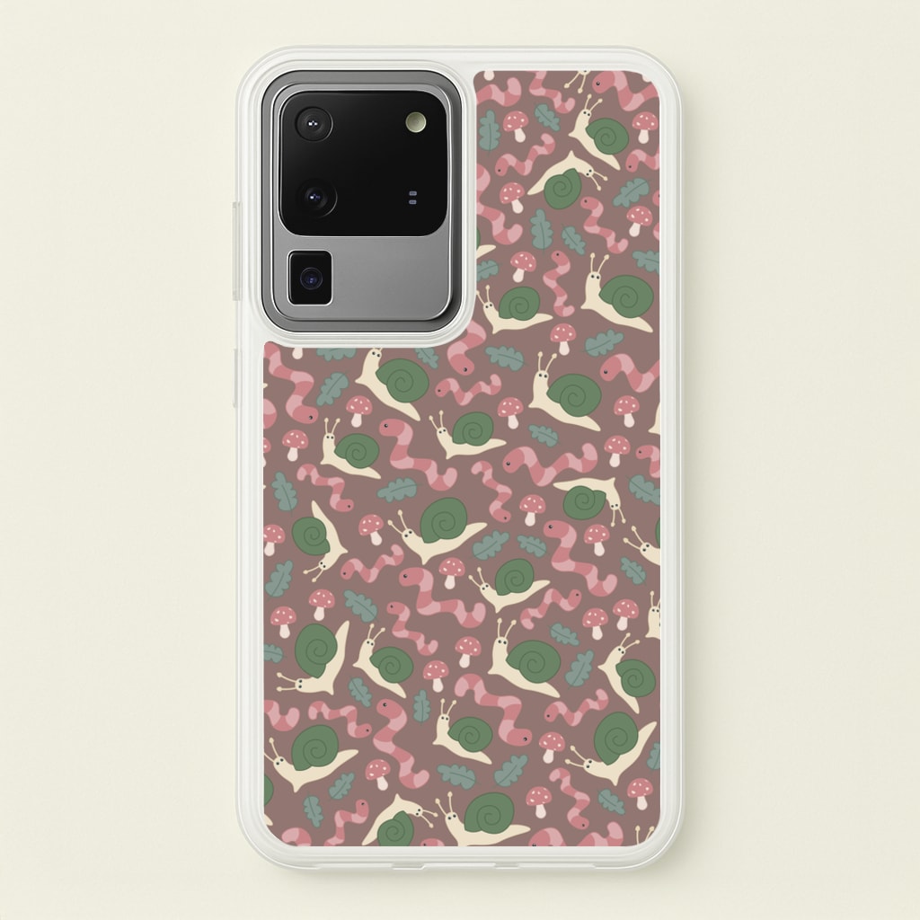 Snails - Animal Patterns - Animal Patterns Phone Case for Galaxy S20 Ultra