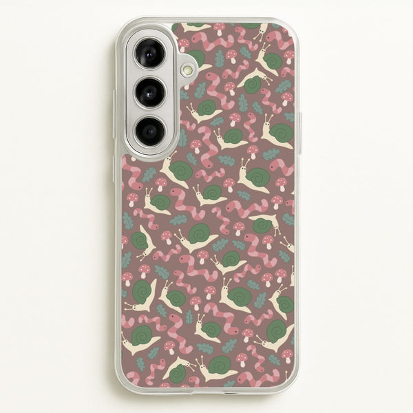 Snails - Animal Patterns - Animal Patterns Phone Case for Galaxy A56