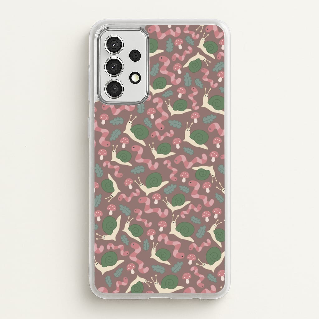 Snails - Animal Patterns - Animal Patterns Phone Case for Galaxy A52 / A52s