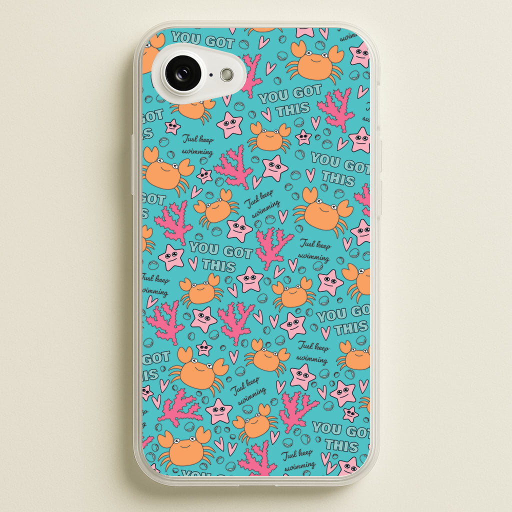 Crabs - Animal Patterns - Animal Patterns Phone Case for iPhone 16e