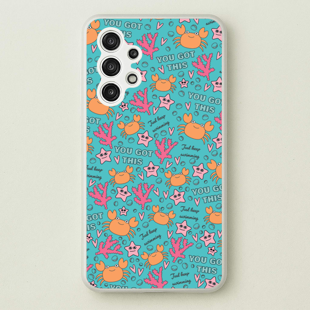 Crabs - Animal Patterns - Animal Patterns Phone Case for Galaxy A13