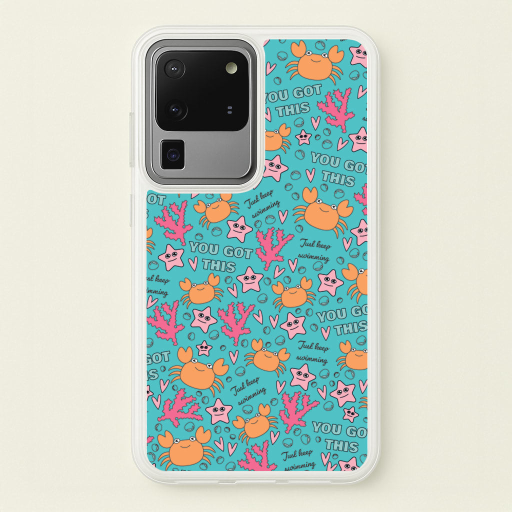 Crabs - Animal Patterns - Animal Patterns Phone Case for Galaxy S20 Ultra