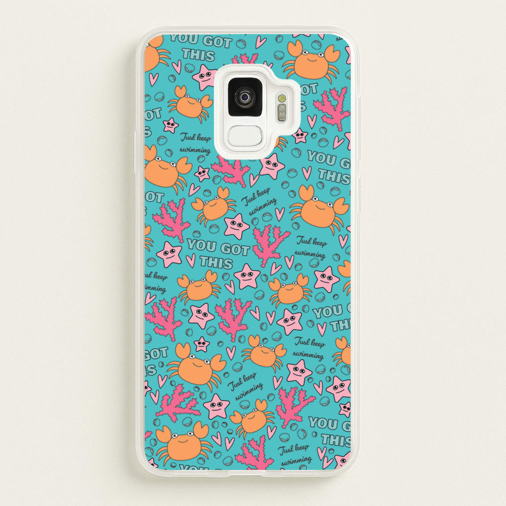 Crabs - Animal Patterns - Animal Patterns Phone Case for Galaxy S9