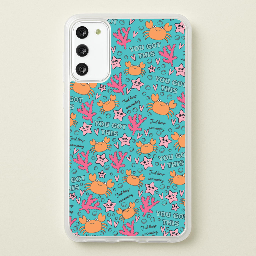 Crabs - Animal Patterns - Animal Patterns Phone Case for Galaxy A41