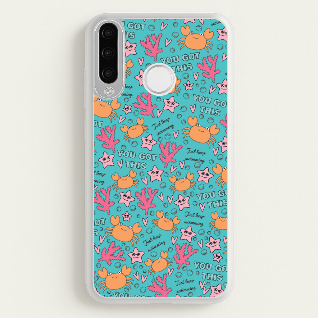 Crabs - Animal Patterns - Animal Patterns Phone Case for Huawei P30 Lite