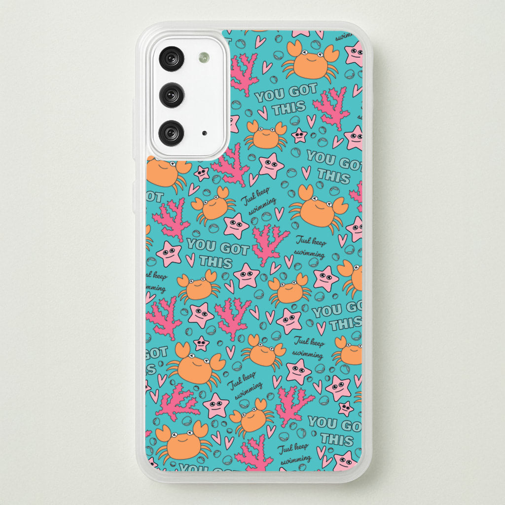 Crabs - Animal Patterns - Animal Patterns Phone Case for Galaxy Note 20