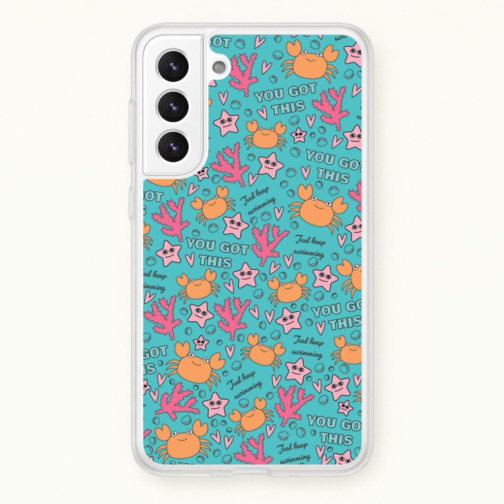 Crabs - Animal Patterns - Animal Patterns Phone Case for Galaxy S21FE