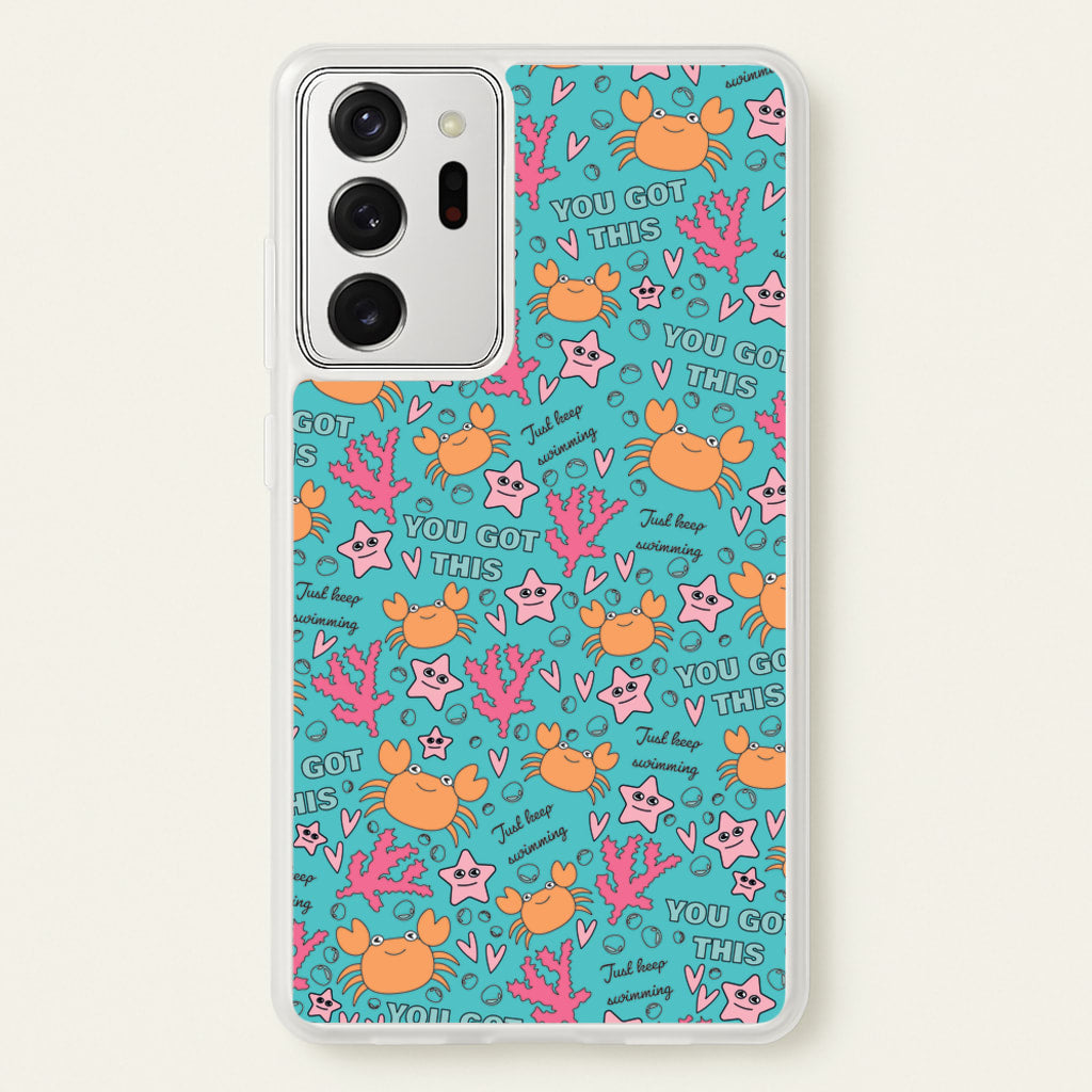 Crabs - Animal Patterns - Animal Patterns Phone Case for Galaxy Note 20 Ultra