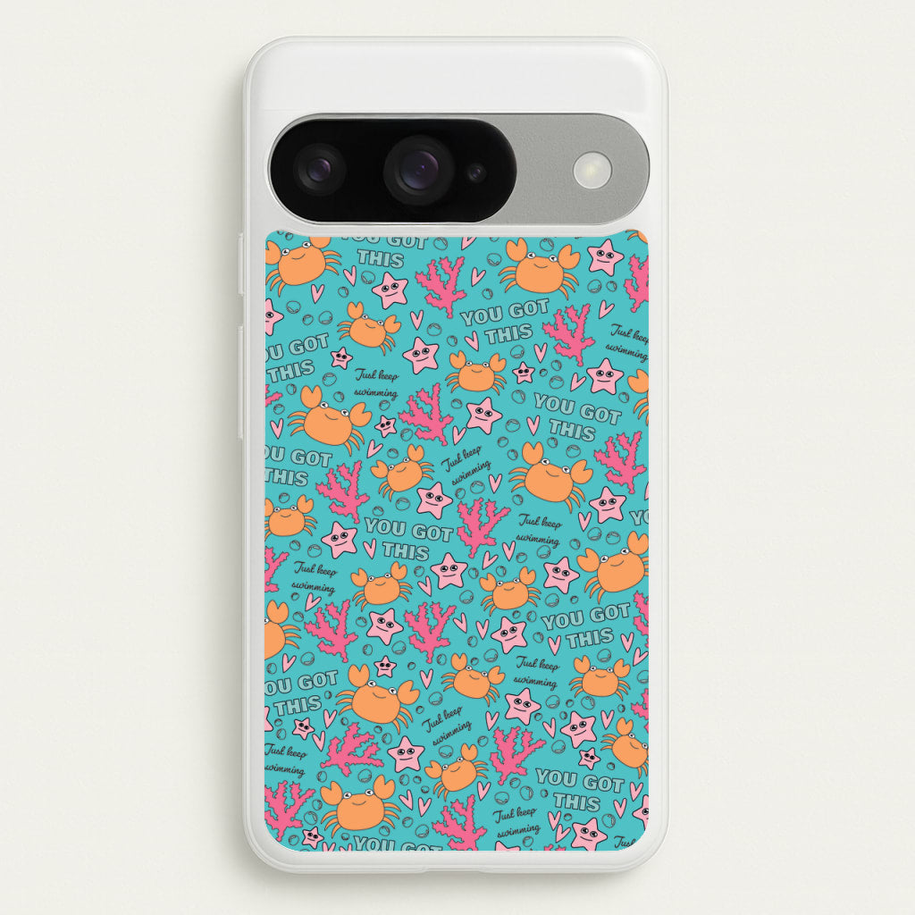 Crabs - Animal Patterns Phone Case for Google Pixel 10 / 10 Pro