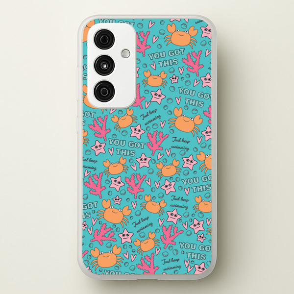 Crabs - Animal Patterns - Animal Patterns Phone Case for Galaxy A15