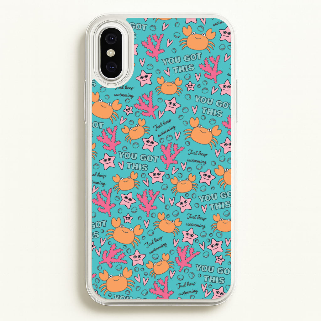Crabs - Animal Patterns - Animal Patterns Phone Case for iPhone XS Max