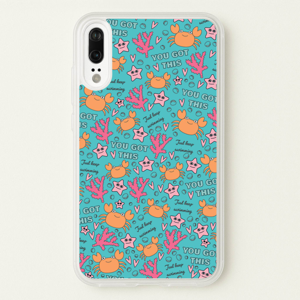 Crabs - Animal Patterns - Animal Patterns Phone Case for Huawei P20