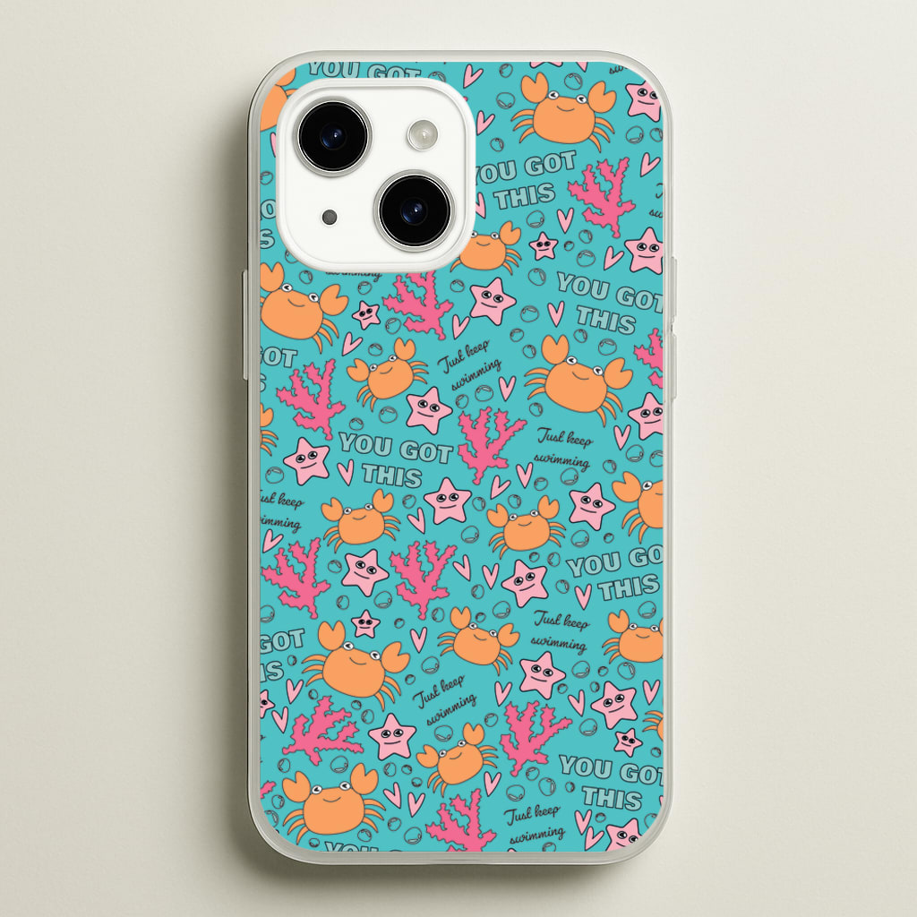 Crabs - Animal Patterns - Animal Patterns Phone Case for iPhone 15 Plus
