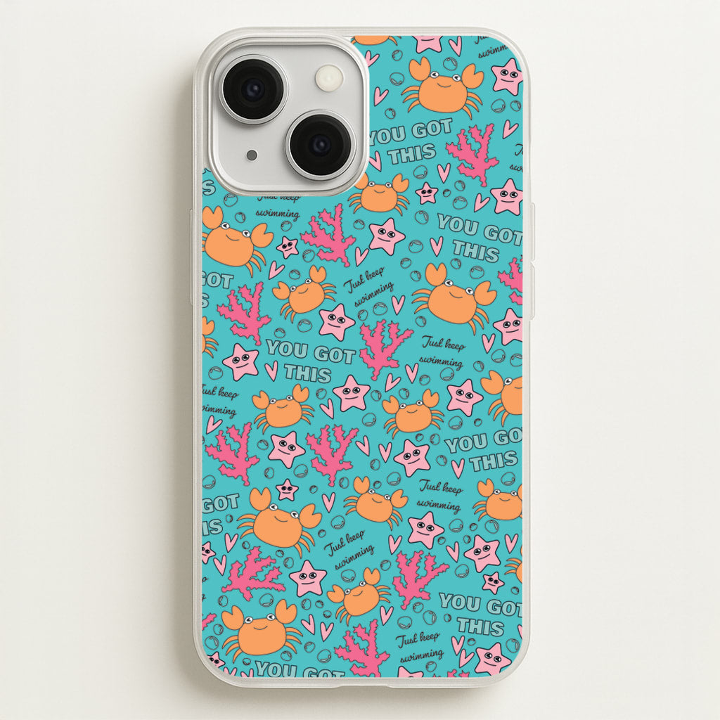 Crabs - Animal Patterns - Animal Patterns Phone Case for iPhone 13 Mini