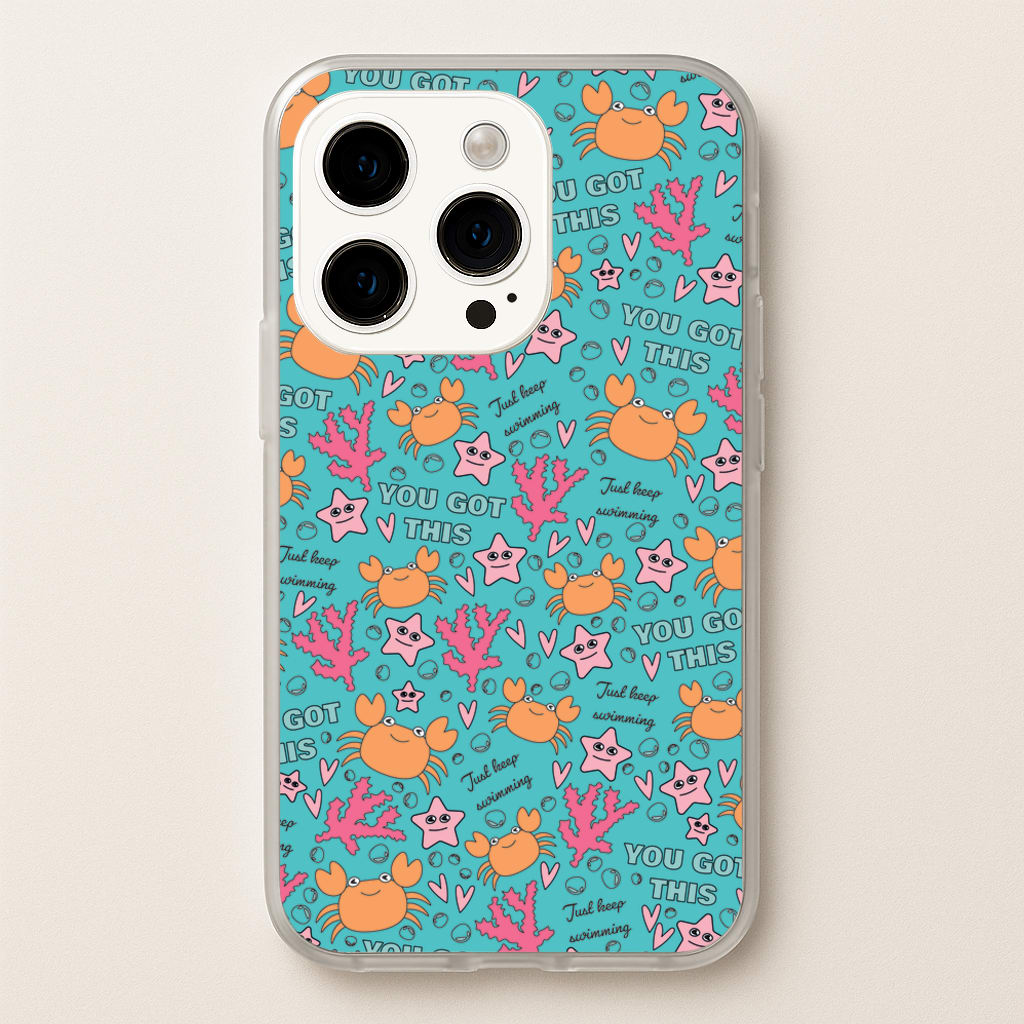 Crabs - Animal Patterns - Animal Patterns Phone Case for iPhone 15 Pro Max