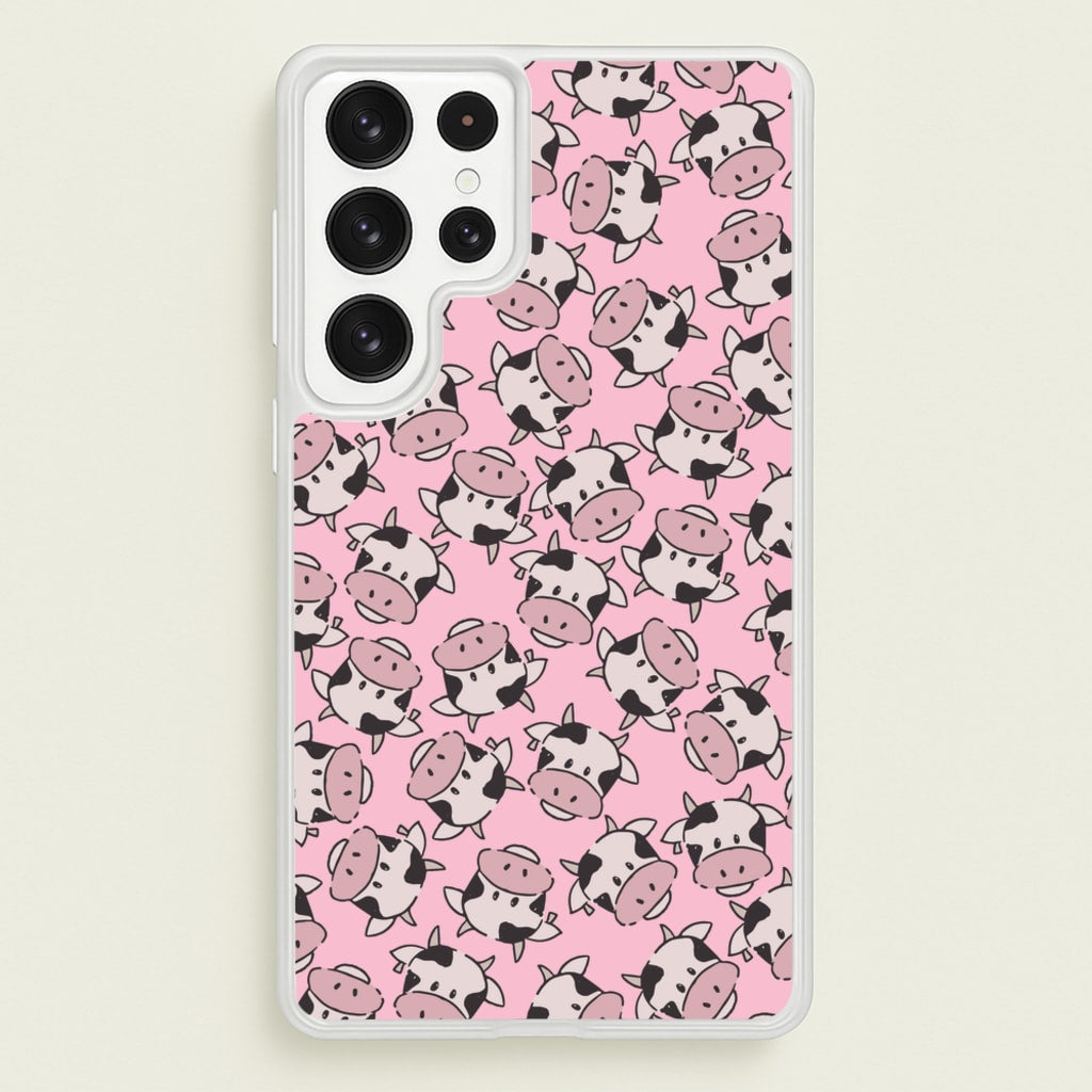 Cows - Animal Patterns - Animal Patterns Phone Case for Galaxy S22 Ultra