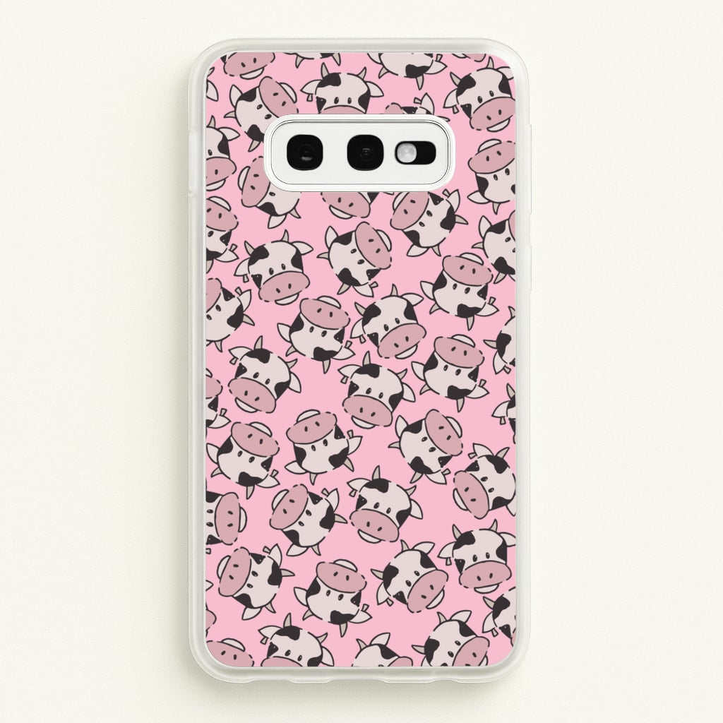 Cows - Animal Patterns - Animal Patterns Phone Case for Galaxy S10e