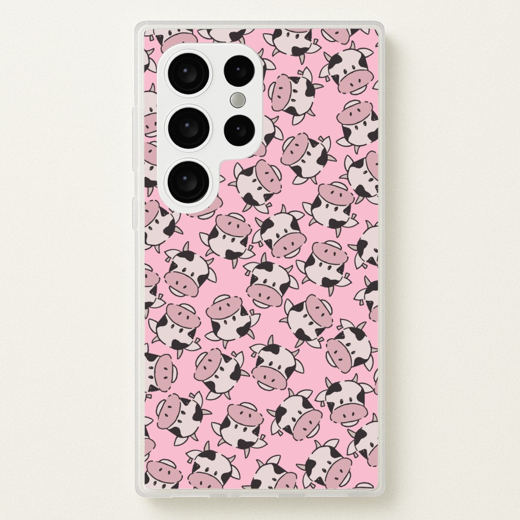Cows - Animal Patterns - Animal Patterns Phone Case for Galaxy S24 Ultra