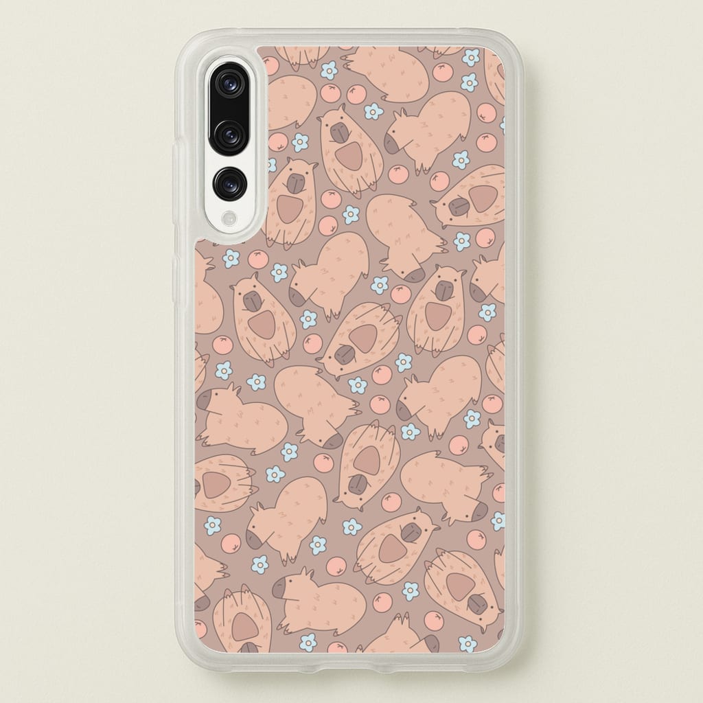 Capybara - Animal Patterns - Animal Patterns Phone Case for Huawei P20 Pro