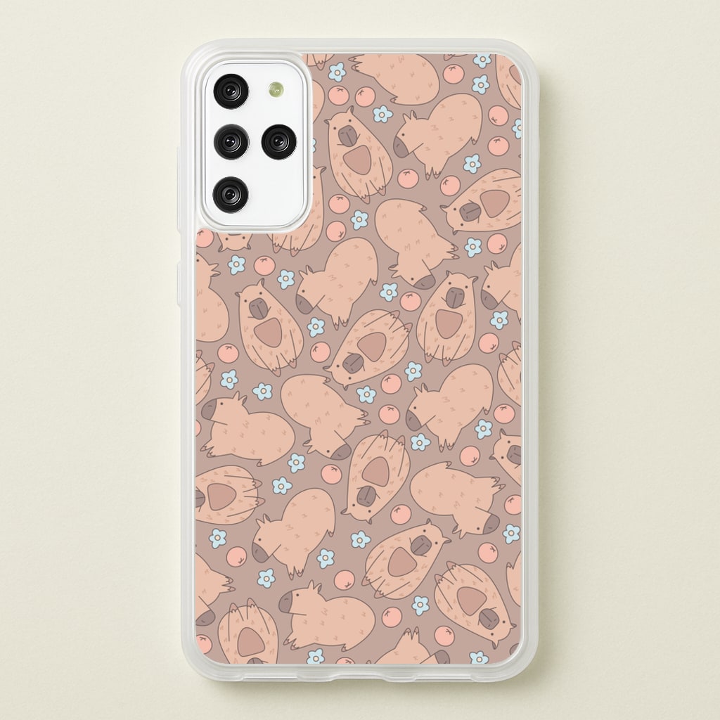 Capybara - Animal Patterns - Animal Patterns Phone Case for Galaxy S20 Plus