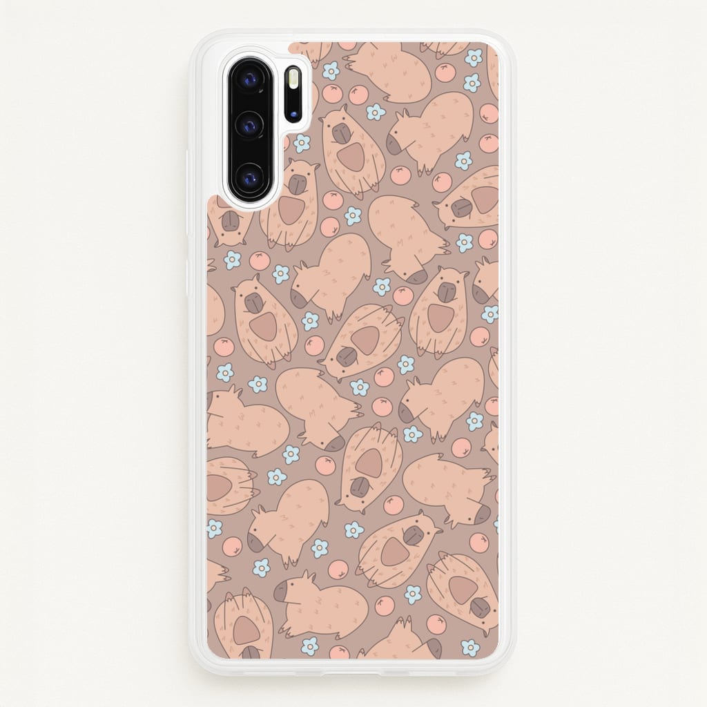Capybara - Animal Patterns - Animal Patterns Phone Case for Huawei P30 Pro