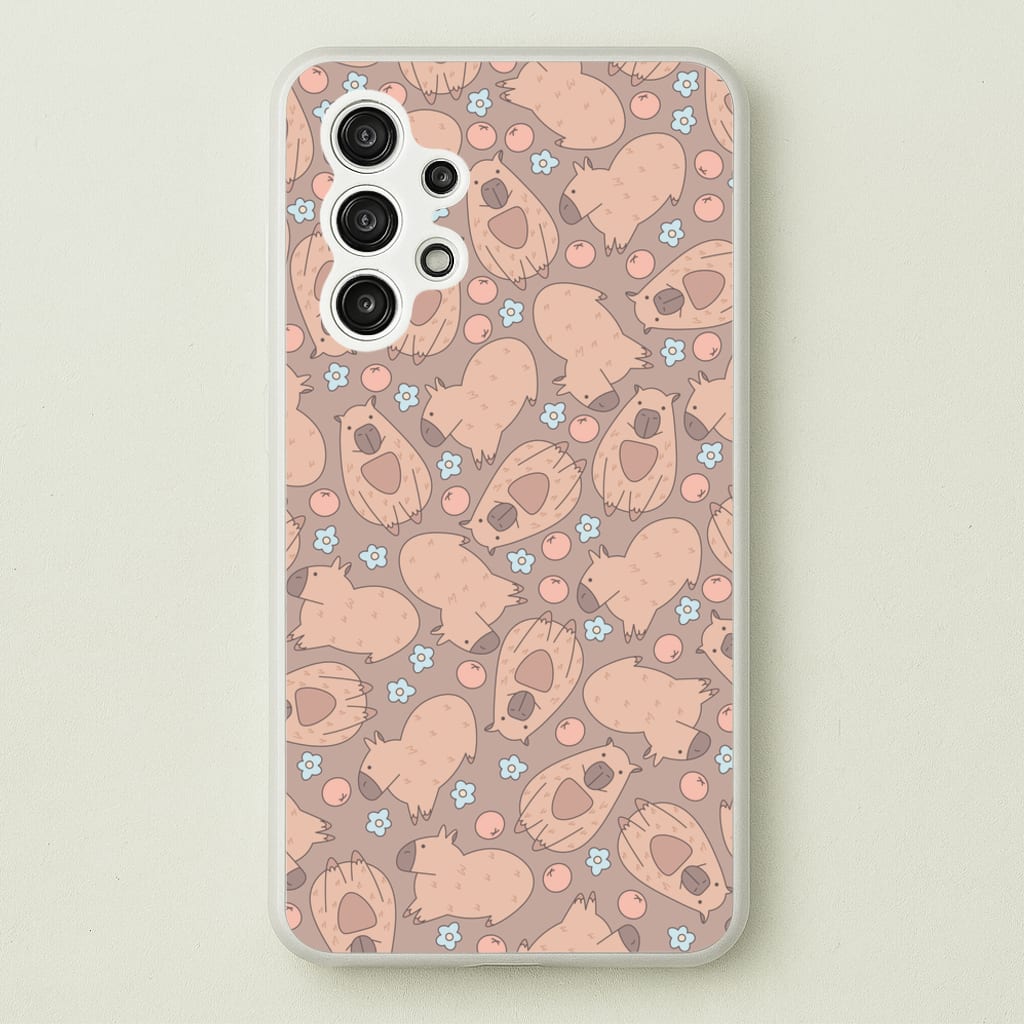Capybara - Animal Patterns - Animal Patterns Phone Case for Galaxy A13