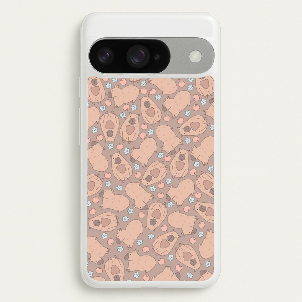 Capybara - Animal Patterns Phone Case for Google Pixel 10 / 10 Pro