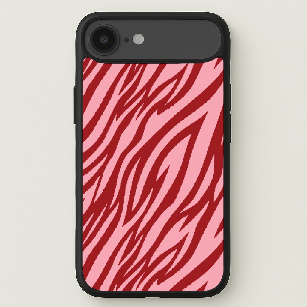 Red And Pink Tiger Print Phone Case for iPhone 17 Air