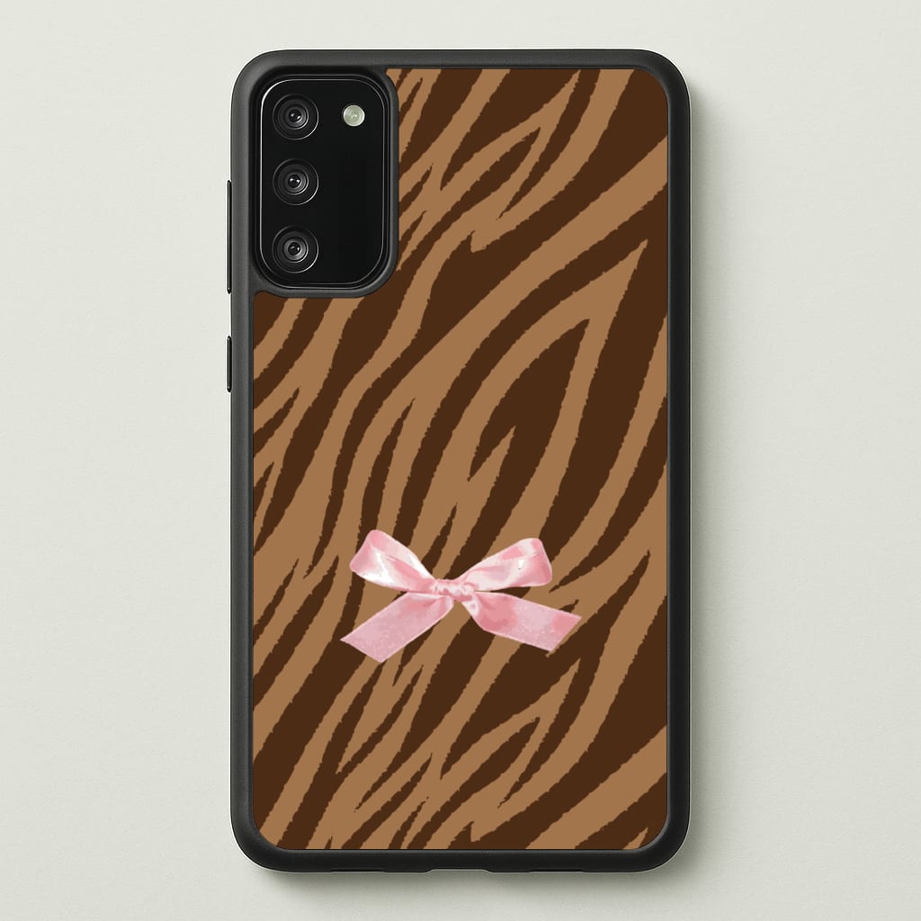 Coquette Brown Tiger Print - Animal Patterns Phone Case for Galaxy A41