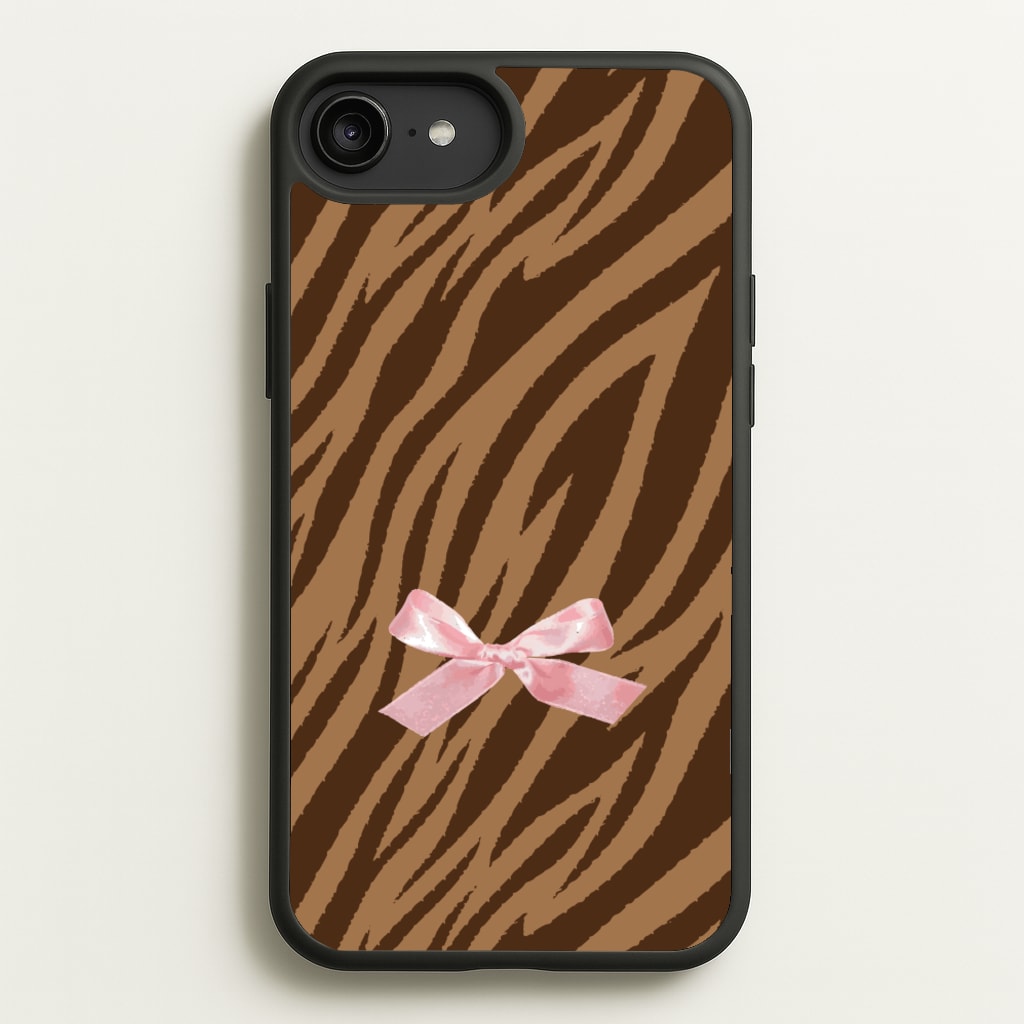 Coquette Brown Tiger Print - Animal Patterns Phone Case for iPhone 6 Plus / 7 Plus / 8 Plus