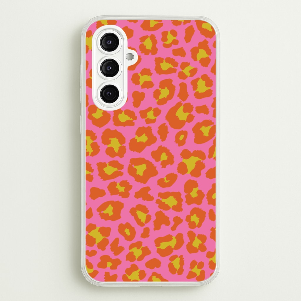 Vibrant Cheetah Print - Animal Patterns Phone Case for Galaxy A16
