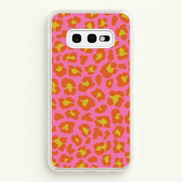 Vibrant Cheetah Print - Animal Patterns Phone Case for Galaxy S10e
