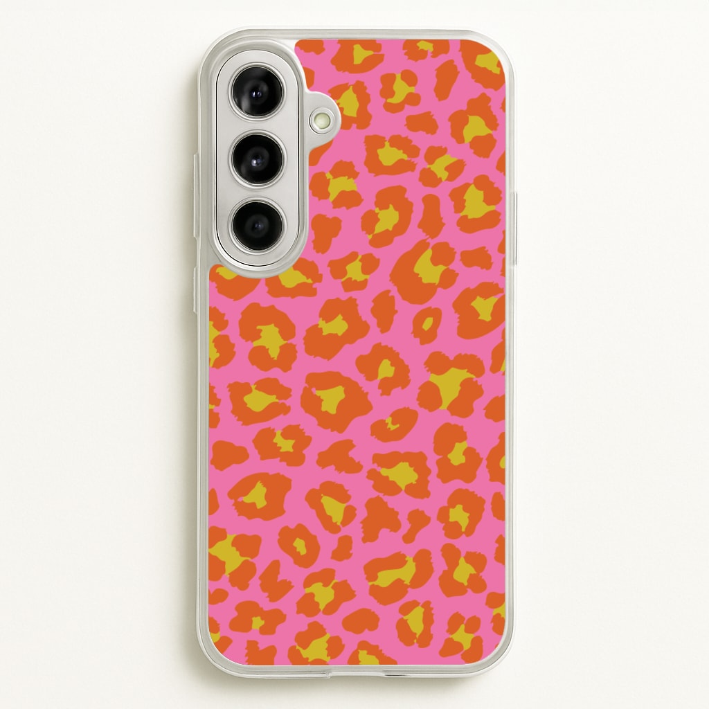 Vibrant Cheetah Print - Animal Patterns Phone Case for Galaxy A56