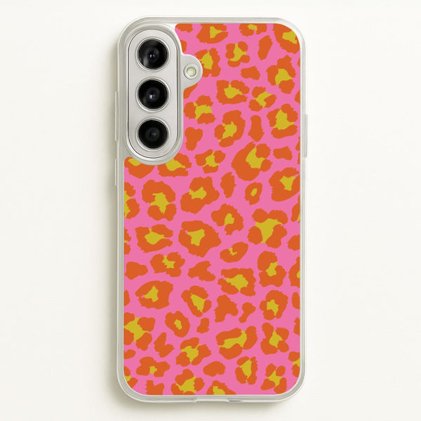 Vibrant Cheetah Print - Animal Patterns Phone Case for Galaxy A56