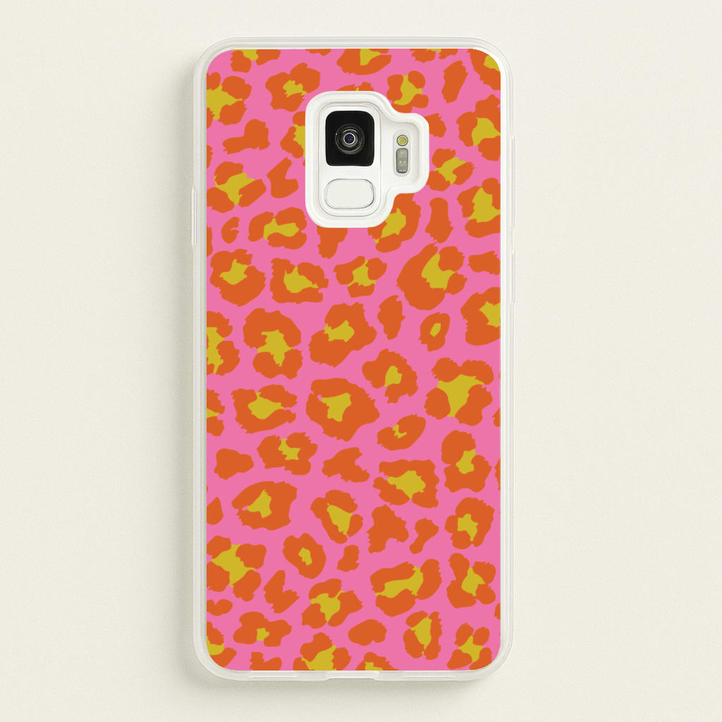 Vibrant Cheetah Print - Animal Patterns Phone Case for Galaxy S9