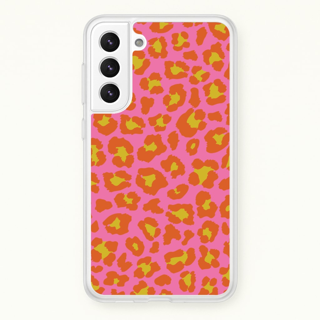 Vibrant Cheetah Print - Animal Patterns Phone Case for Galaxy S21FE