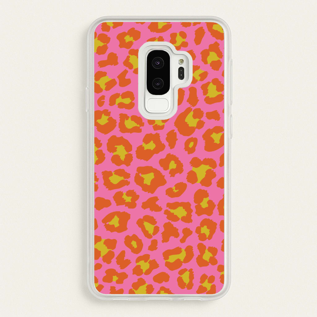 Vibrant Cheetah Print - Animal Patterns Phone Case for Galaxy S9 Plus