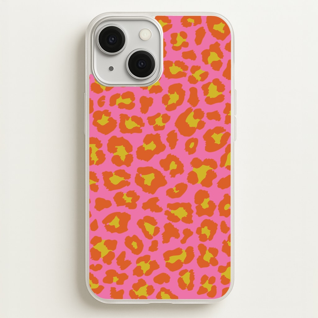 Vibrant Cheetah Print - Animal Patterns Phone Case for iPhone 13 Mini