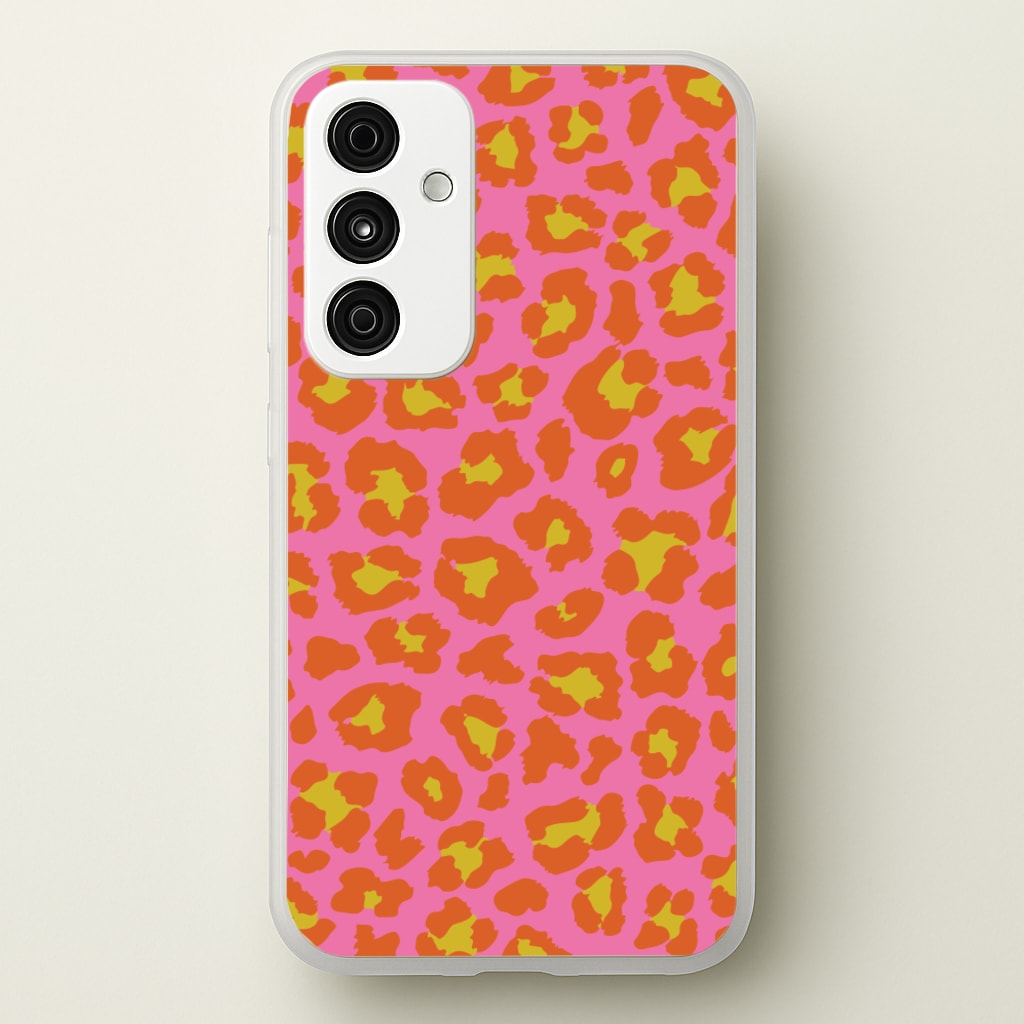 Vibrant Cheetah Print - Animal Patterns Phone Case for Galaxy A35