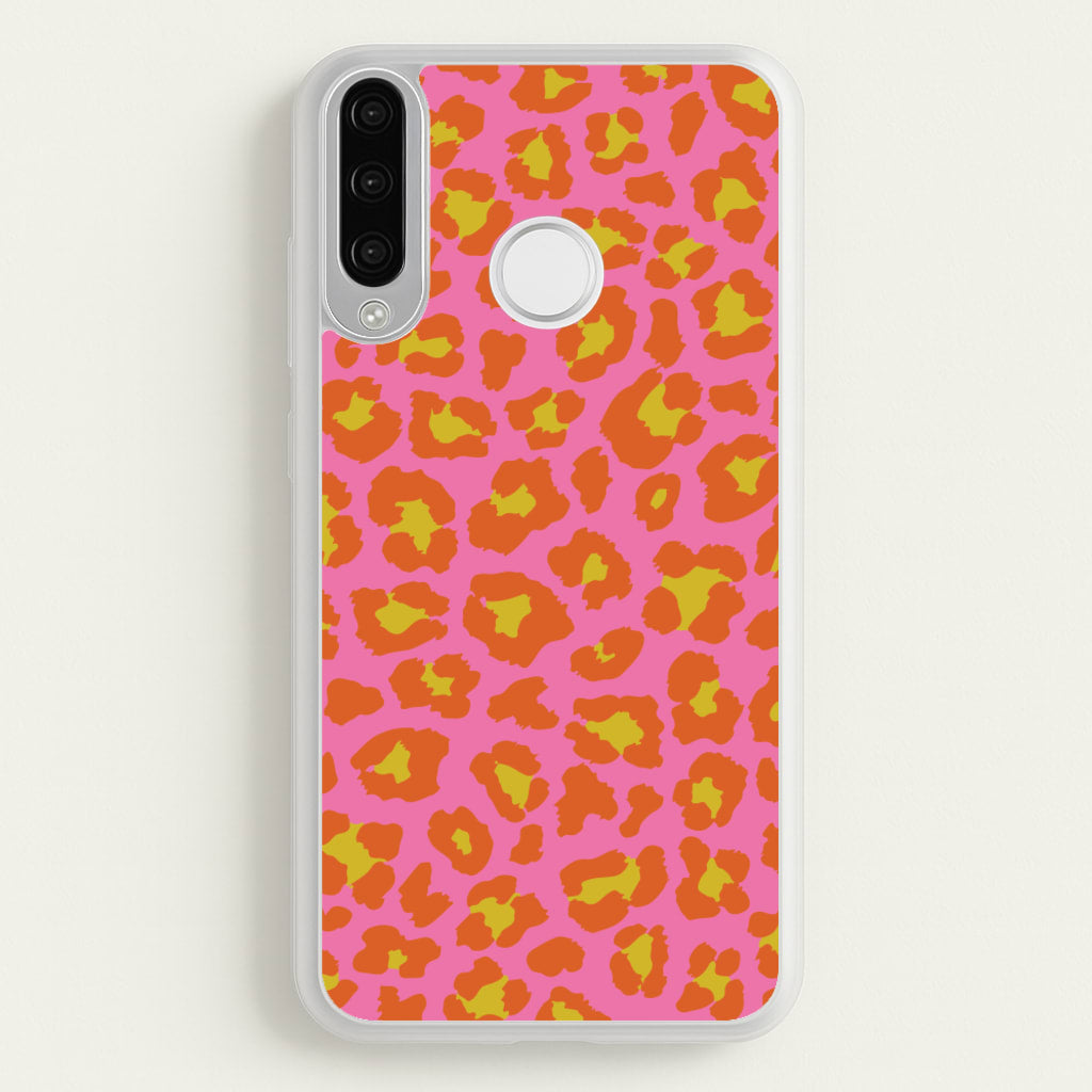 Vibrant Cheetah Print - Animal Patterns Phone Case for Huawei P30 Lite
