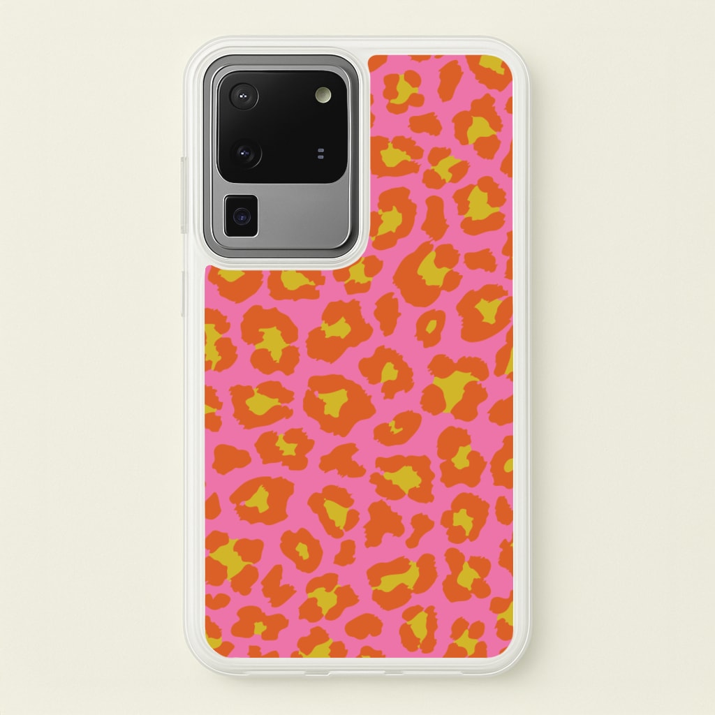 Vibrant Cheetah Print - Animal Patterns Phone Case for Galaxy S20 Ultra