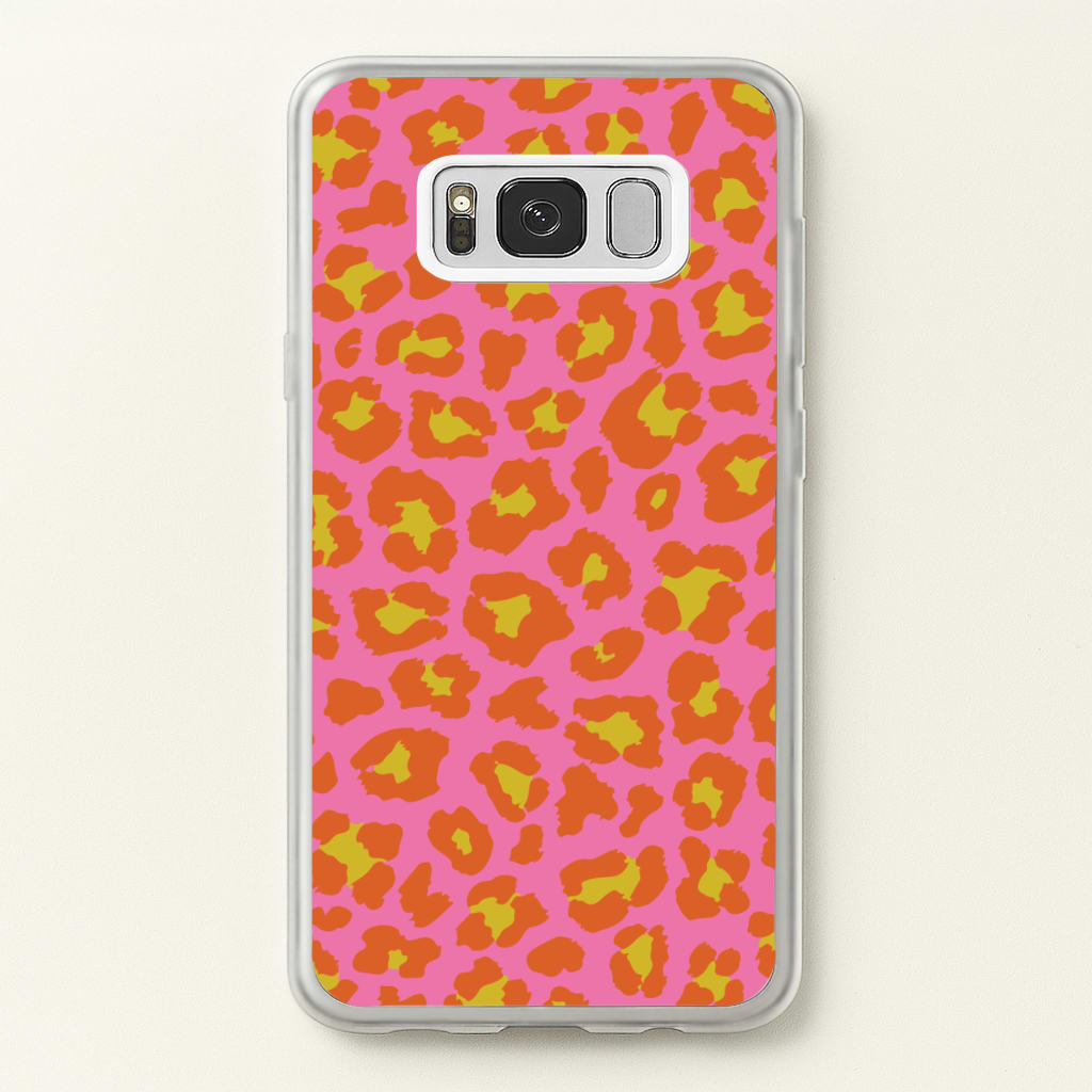 Vibrant Cheetah Print - Animal Patterns Phone Case for Galaxy S8 Plus